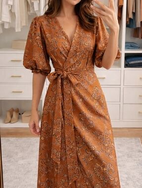 bohme brown dress Aria Mini Dress in Brown